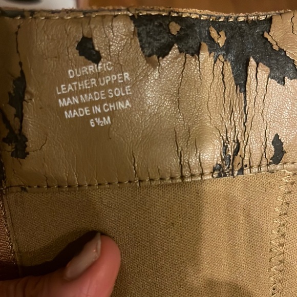 EUC! Aerosols Camel colored suede knee high wedge boots! - Picture 15 of 15